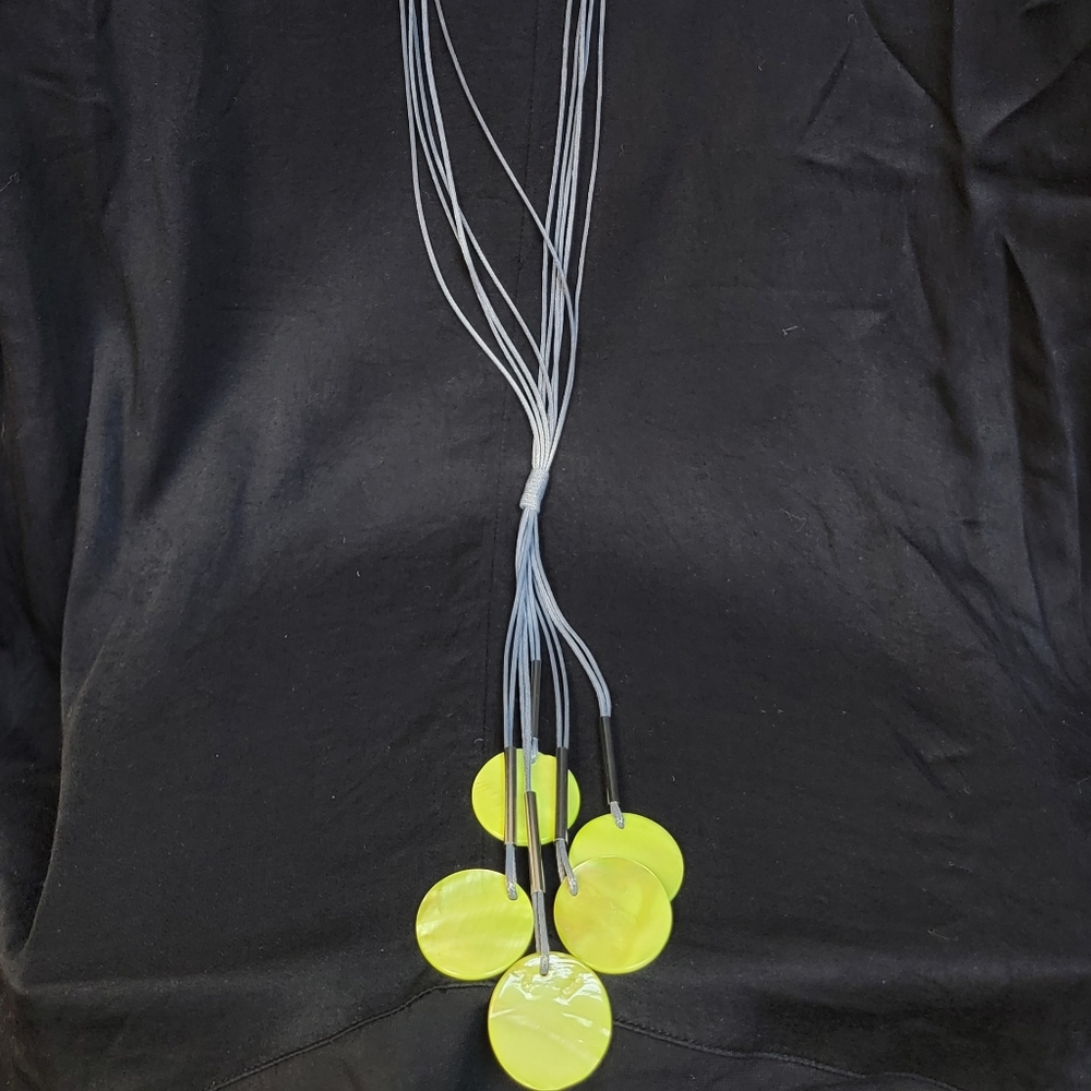 NWT Paparazzi - "Tidal Tassels" - Green Shell Necklace